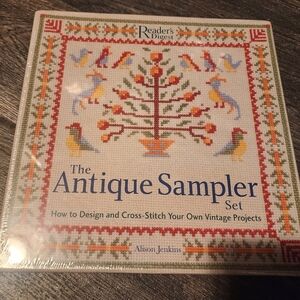 Reader's Digest Antique Sampler Cross Stitch Set Sealed